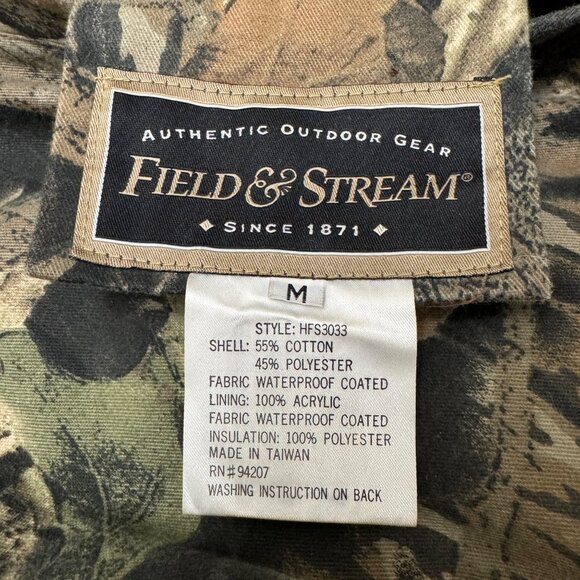 Field & Stream Hunting Jacket Men's Medium Camo Reversible Mossy Oak Break-Up - Picture 4 of 10